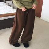 テディーズサイドピンタックフリースウェイパンツ