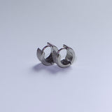 Surgical Steel Shining pearl ring earrings