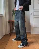 Faden Wash Painting Bootcut Denim