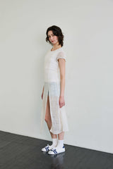 WITTY KNIT ONE-PIECE / IVORY
