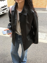 [MADE] ENTRY LEATHER JACKET