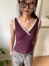 LACE LAYERED SLEEVELESS (3C)