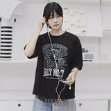DARK UNICORN OVER FIT SHORT-SLEEVE T-SHIRT_BLACK