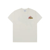 24FW クラックスターロゴ半袖Tシャツ クリーム