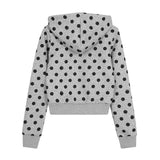 Meditation Dot Hoodie Zip-up