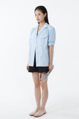 TWILL FADED SHIRT_LIGHT BLUE