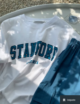  Urban Stanford Lettering Over Short Sleeve
