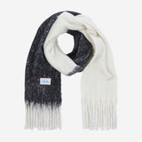 Half&Half Chunky Muffler (Ivory & Black)