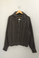 Two Way Cozy Textured Knit Hood