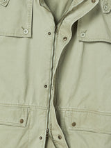 DETACHABLE HOOD FIELD JACKET KHAKI