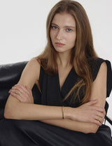 26SS★ [Premium Plating] Ice Block Cuff Bangle