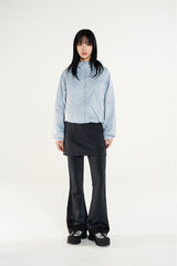 レイヤード ブーツカット ジャージー パンツ - 2 COLOR / Layered Bootcut Jersey Pants