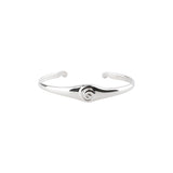 B.006/SHELL BANGLE BRACELET
