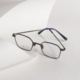 Knouun Square titanium glasses CODE. 101. B Gray