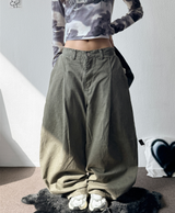 Rabbit Pigment Washed Balloon Long Pants 2 SIZE 3 COLORS 