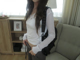 stud strap bag