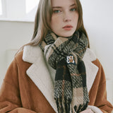 Tartan Check Muffler (Black)