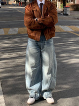 Posingco Incised Curved Pants