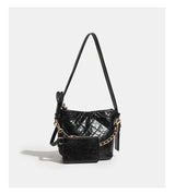 Classic Tweed Quilted Chain Bag - A must-have tweed shoulder bag for formal looks