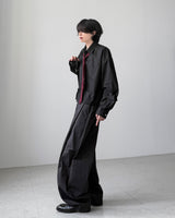 Jade クロップオーバーシャツ