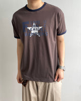League Printed Ringer Short Sleeve Tee