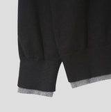Mino color matching layered cardigan