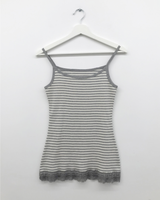 Som Striped Lace Sleeveless (4color)