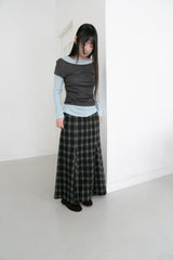 tencel color layered top(4colors)