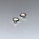 [925silver] タイニークリスタルピアス