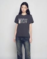 26SS WOMAN タイピングプロフィール半袖Tシャツ