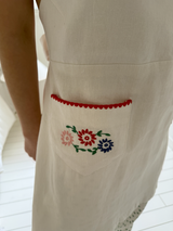 needlepoint apron dress 