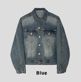 Noid western denim crop jacket