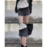 Noir Fold Shorts
