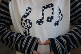 メロディラグランTシャツ
