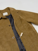 Nubuck String Overfit Leather Jacket