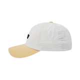 25SS PIG/BIO WASHED LEATHER PATCH BALL CAP YELLOW