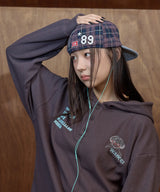 Flannel Check Dolphin Cap