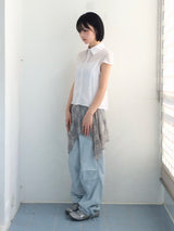 Natural Nylon Volume Pants