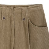 BROWN CORDUROY BERMUDA PANTS