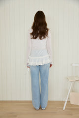 FLOW FRILL LAYERED TOP