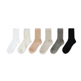 [5PACK] 1507 Womens モノスリムリブソックス