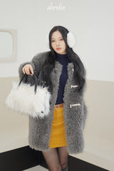 Toggle tteokbokki half-fur coat