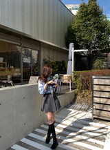 ウォンテッドプリテッドミニスカート