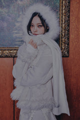 キャリーフードマフラー ivory