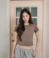 Updraft スリムフィットTシャツ [ブラウン]