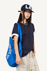 ロリー カラー マッチング ロールアップ Tシャツ