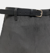 Velie Corduroy Belt Mini Skirt