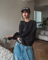 Rosie SelfpaウォッシングオーバーTシャツ
