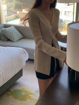 Two-way string cardigan(4color)