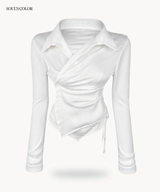 Blair Satin Blouse (3color)